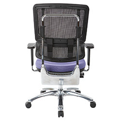 Vertical Black Mesh Back Chair